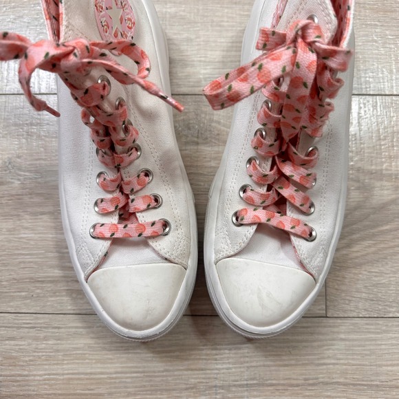 Converse Chunk Taylor All Star Move High Top Platform Peaches Sneakers Women 8.5 - Picture 4 of 8